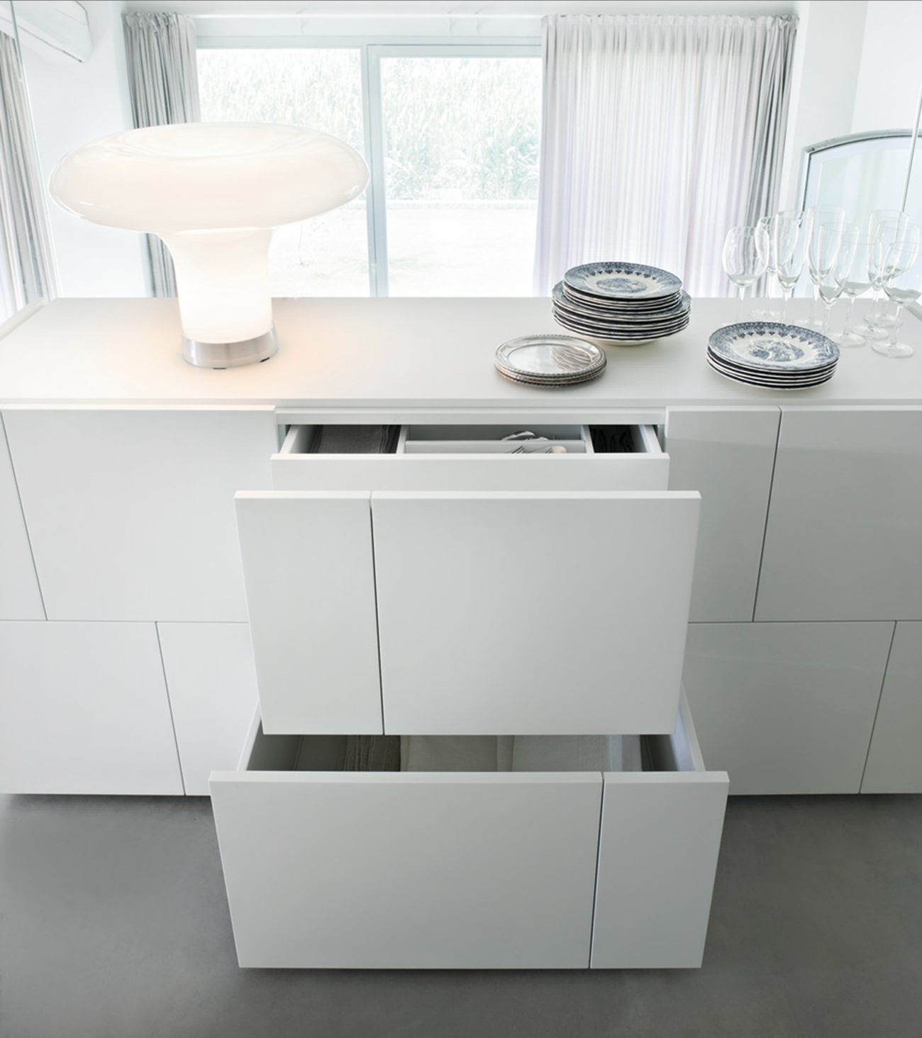 Ortelia bianca dettaglio