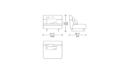 DIVANO ARES WC1511
