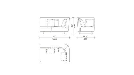 DIVANO ARES WD1611D