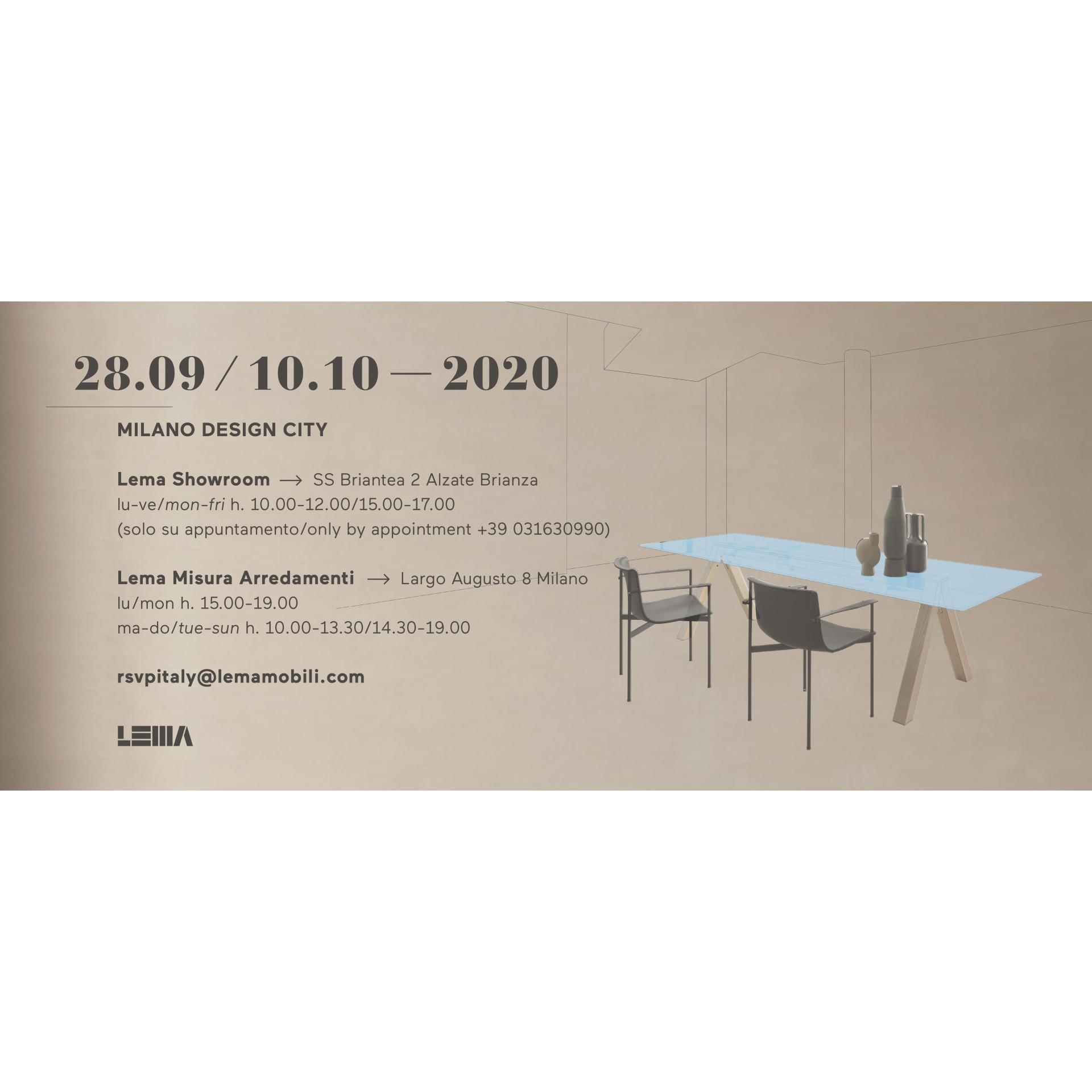 Lema@Milano Design City 2020